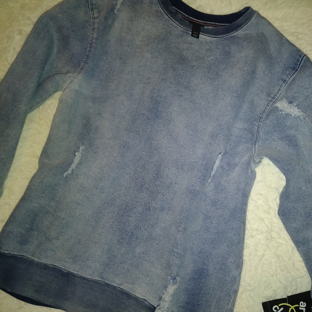 Denim Sweatshirt